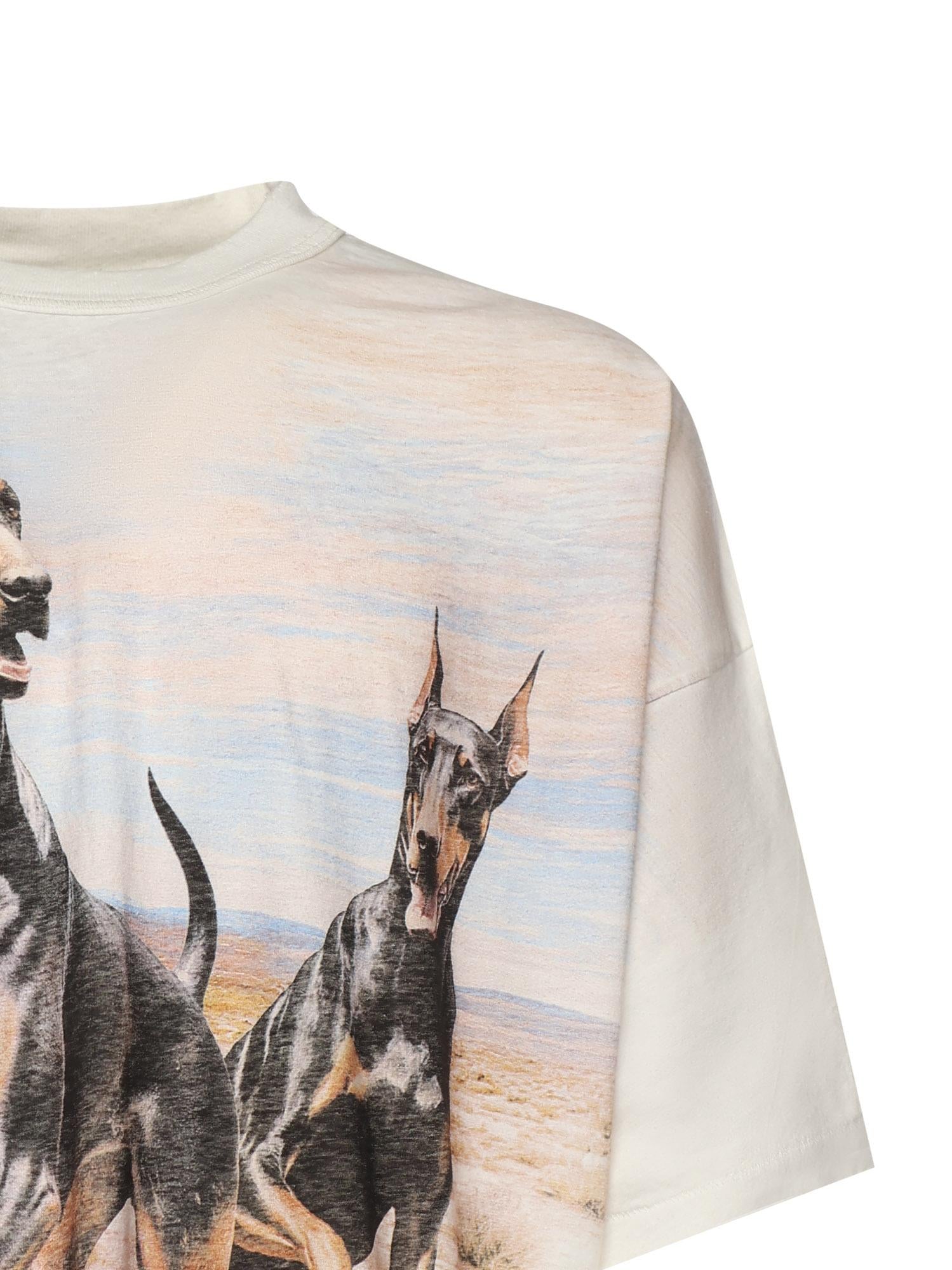T-shirt Western Dobermans con stampa MLM100665 72 REPRESENT 
