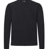 Pullover in cotone FF Jacquard FZX091 AUW0F0QA1 FENDI 