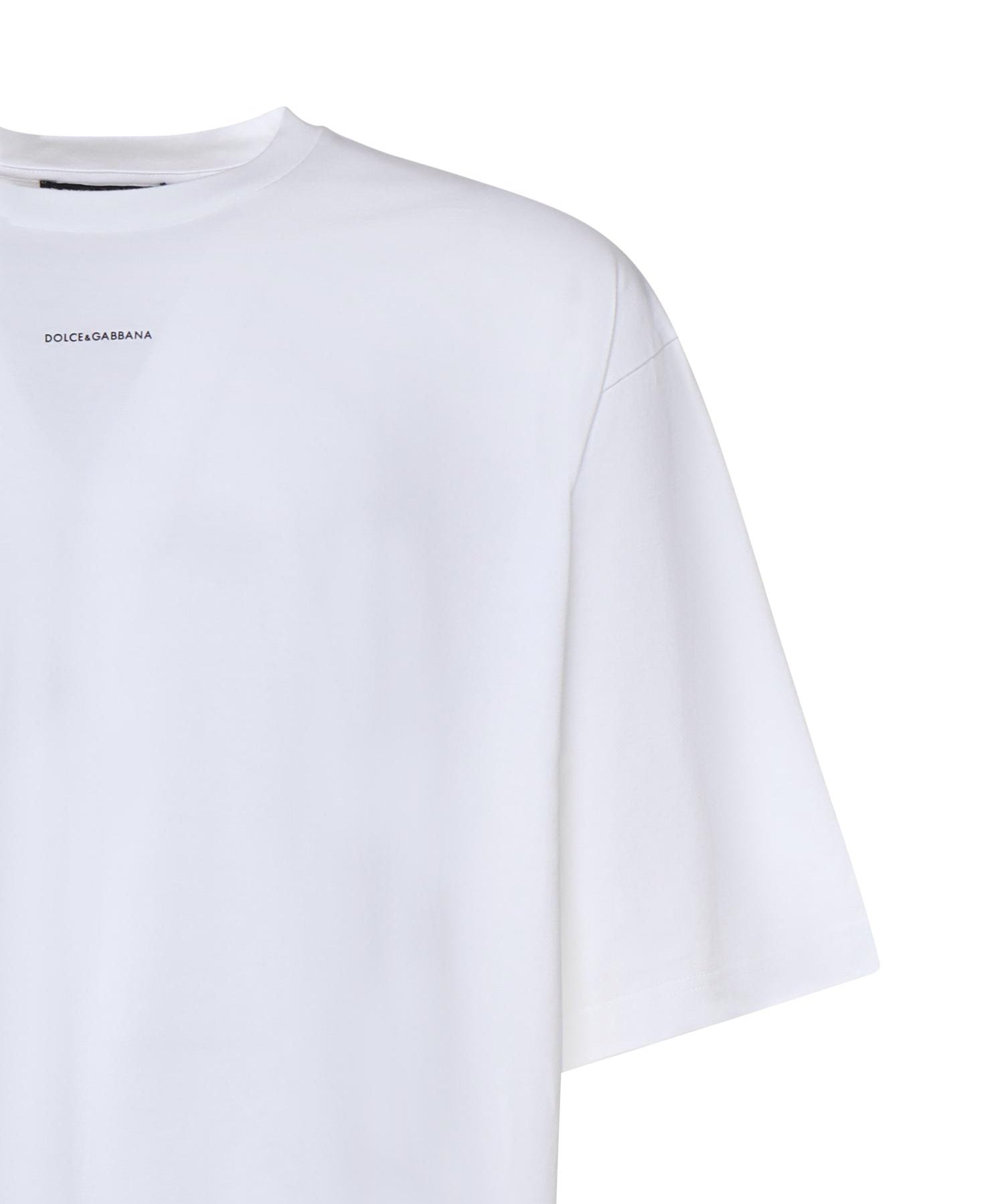 T-shirt con stampa in cotone G8PB8T G7PYRW0800 DOLCE & GABBANA 