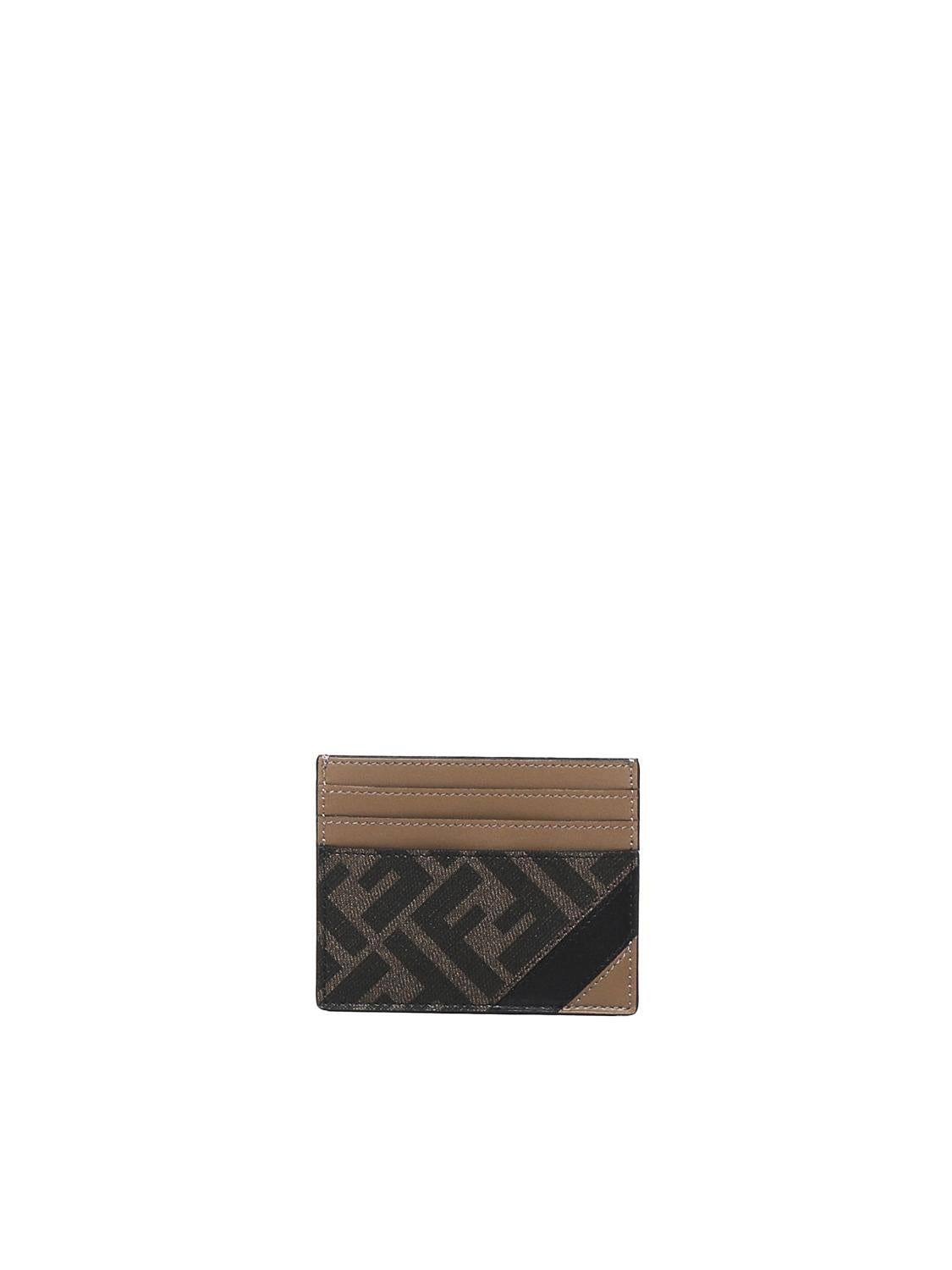 Portacarte Fendi Diagonal 7M0164 AJF8F1EGA FENDI 