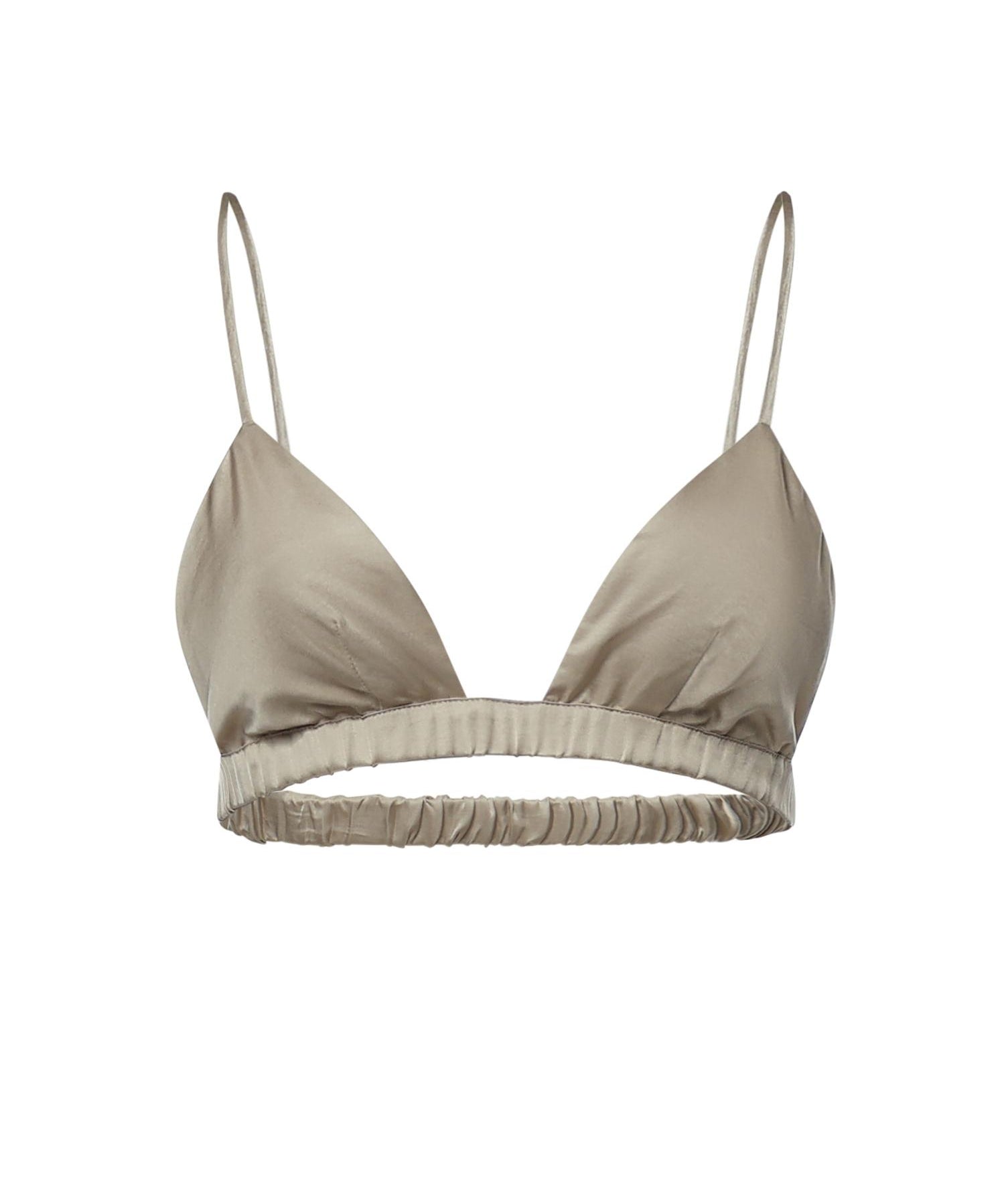 Bralette Nina in seta BRFS22108043  THE FRANKIE SHOP 