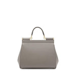 Borsa a mano Sicily grande in pelle Dauphine BB6002 B100180045 DOLCE & GABBANA 