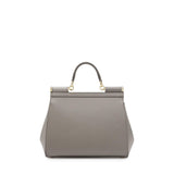 Borsa a mano Sicily grande in pelle Dauphine BB6002 B100180045 DOLCE & GABBANA 