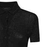 Camicia in maglia di viscosa e cotone 857233 T52371000 BALENCIAGA 
