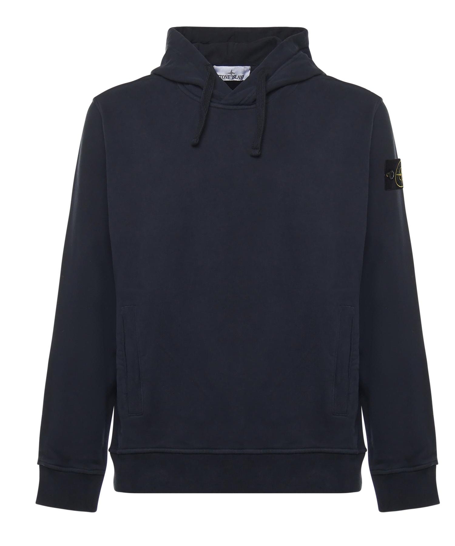 Felpa con cappuccio e logo<BR/> K2S156100029 S0A20V0020 STONE ISLAND 