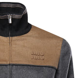 Blouson in velour con zip ML1413 18ZMF0LPX MIU MIU 