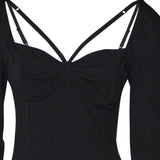 Abito longuette in jersey stretch F6JBHT FUGN7N0000 DOLCE & GABBANA 