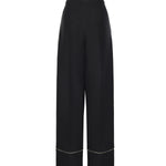Pantaloni in lana e seta FR6678 AC4GF0GME FENDI 