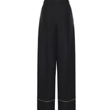 Pantaloni in lana e seta FR6678 AC4GF0GME FENDI 