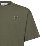 T-shirt con patch Compass in jersey di cotone L1S152100030 S0115V005G STONE ISLAND 