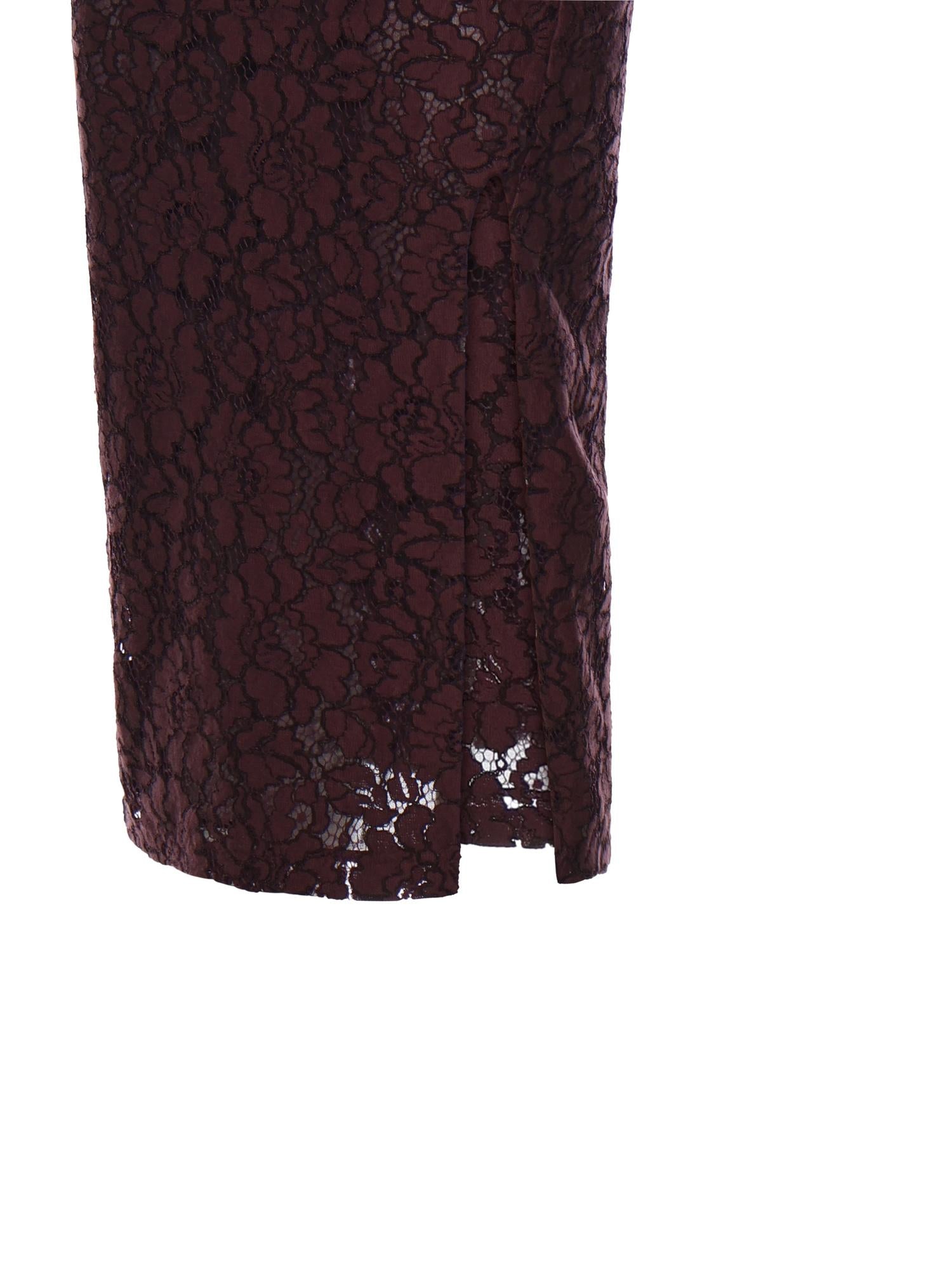 Abito in pizzo floreale 106588 A330R57 PINKO 