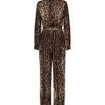 Tuta pigiama in twill di seta F6C1GT HS1ZXHY13M DOLCE & GABBANA 