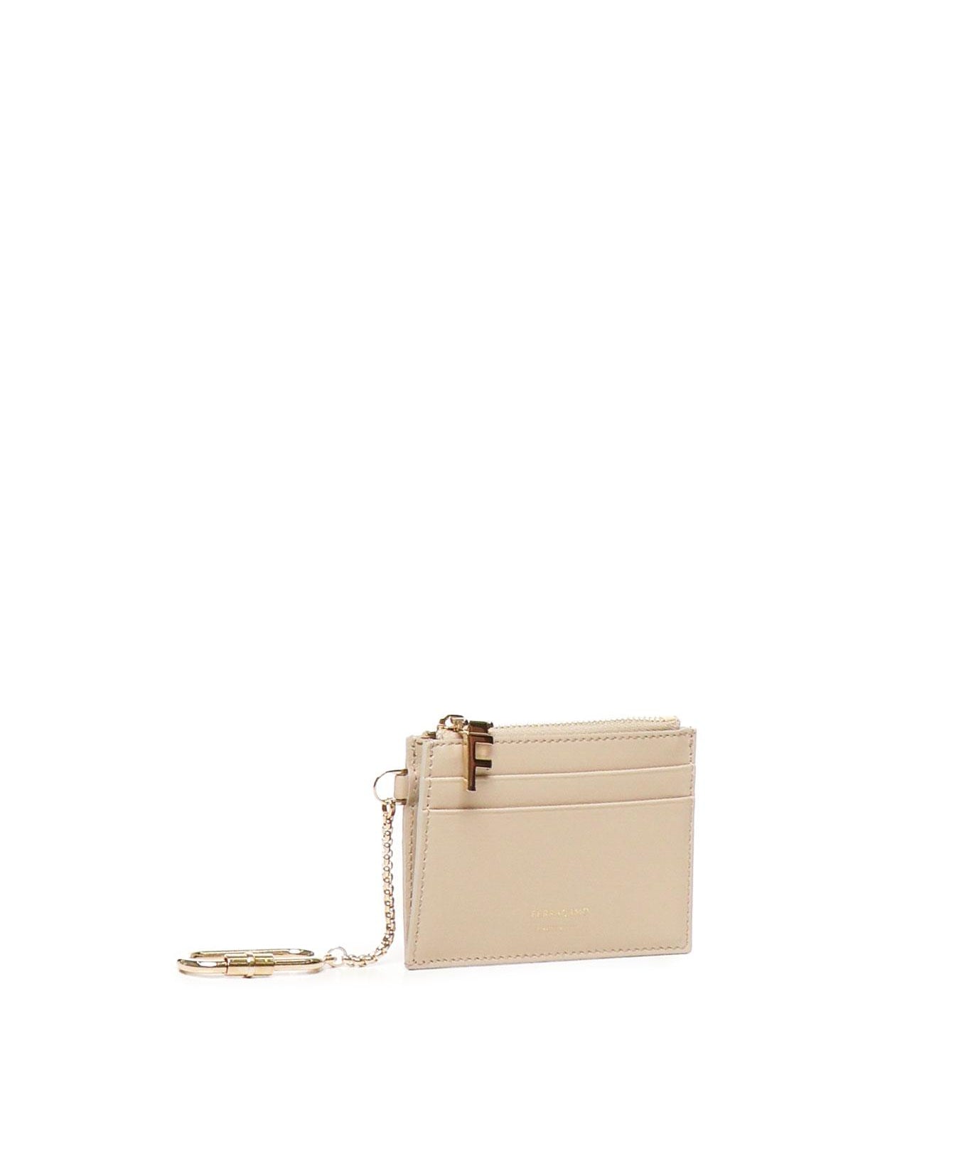 Portacarte con portachiavi<BR/> 220868 779950008 FERRAGAMO 
