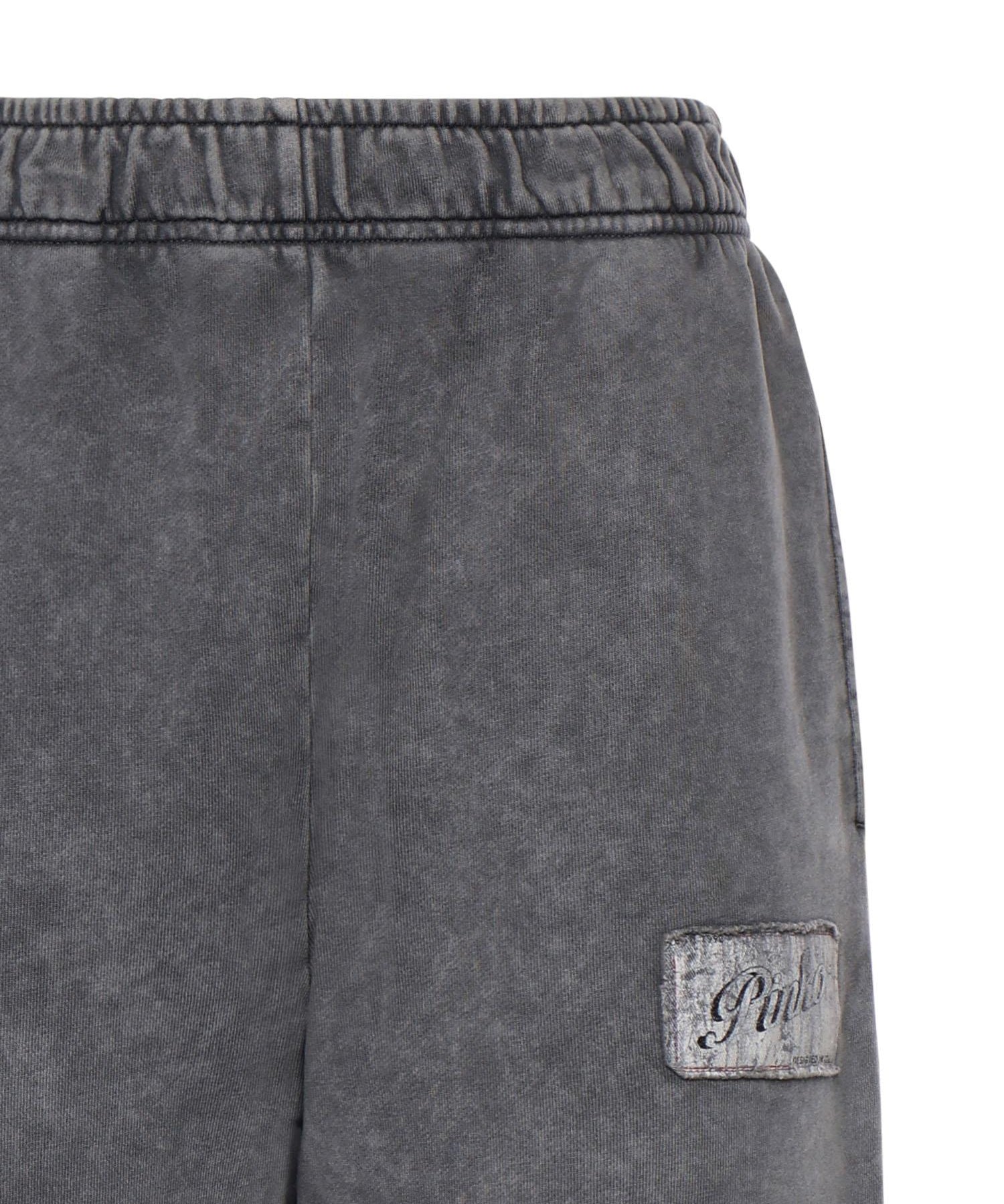 Pantaloni joggers in felpa con logo 105508 A33MK10 PINKO 
