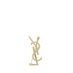 Spilla Logo Cassandre in metallo dorato 804317 Y15008030 SAINT LAURENT 