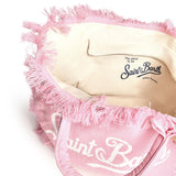 Borsa Vanity in lino con logo VANI022 00142L MC2 SAINT BARTH 