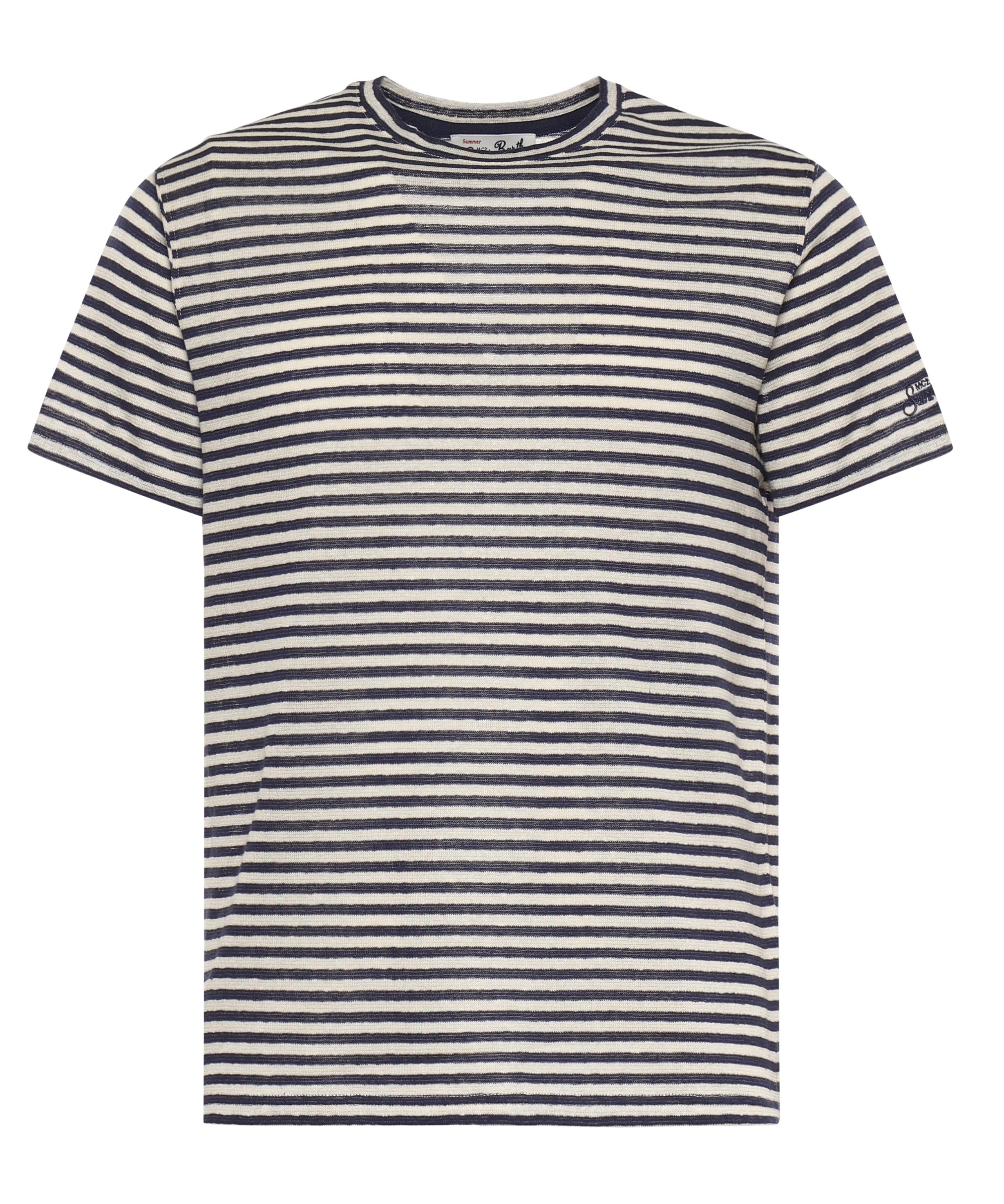 T-shirt Dover in cotone a righe DOV0010 00283L MC2 SAINT BARTH 