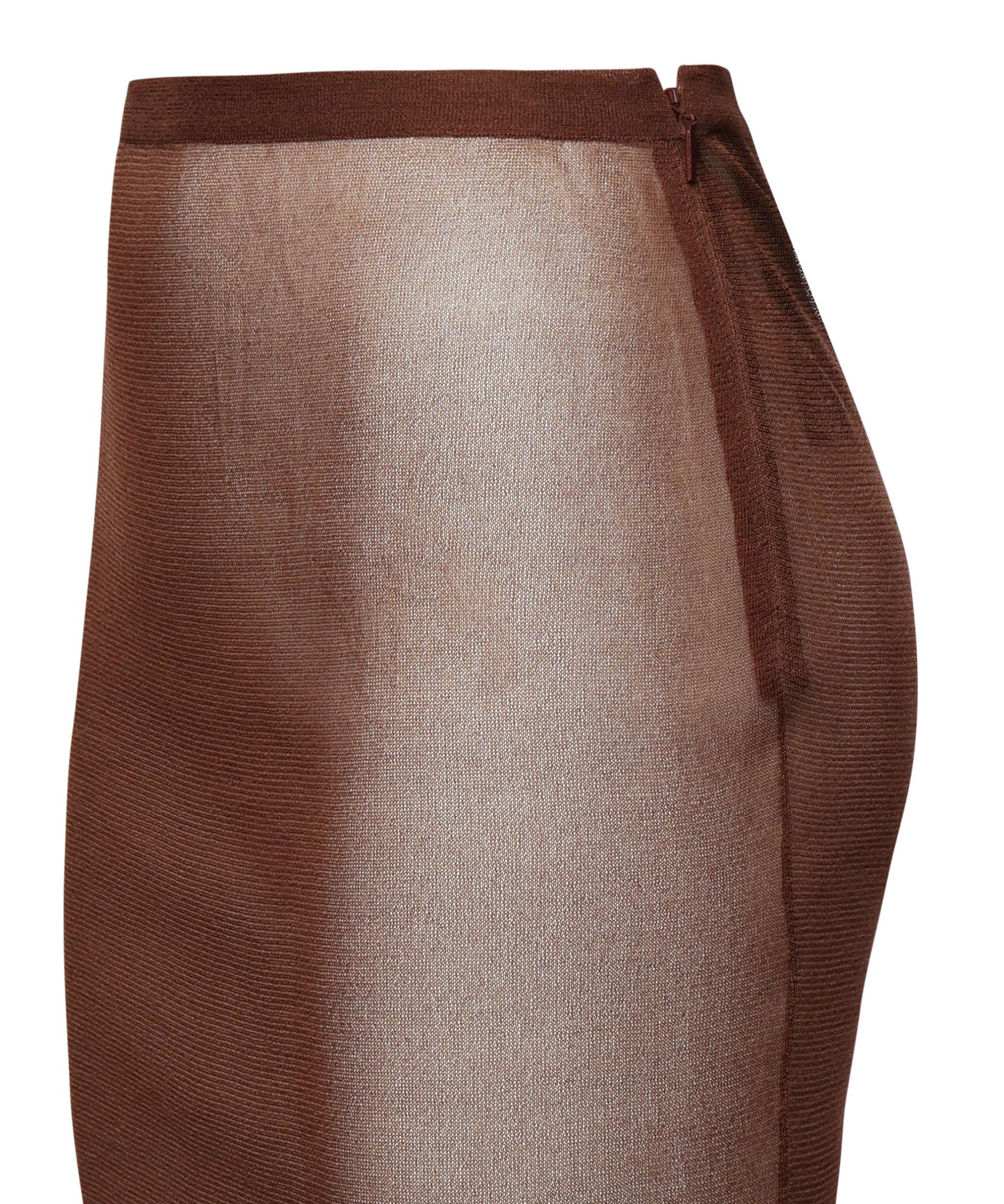 Gonna midi semitrasparente 795309 Y76RI2020 SAINT LAURENT 