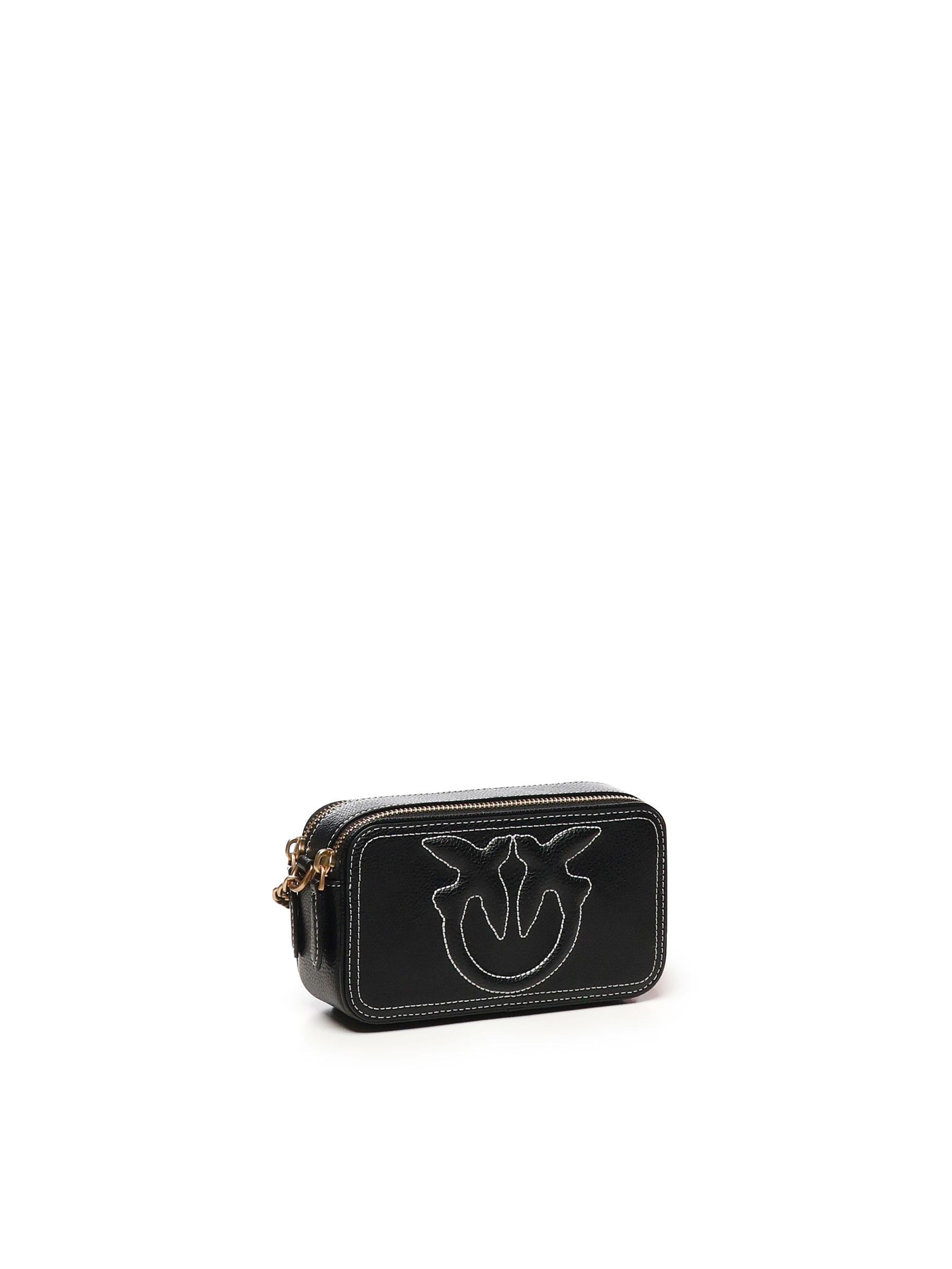 Mini Borsa a tracolla con logo 103799 A1LFZ99Q PINKO 