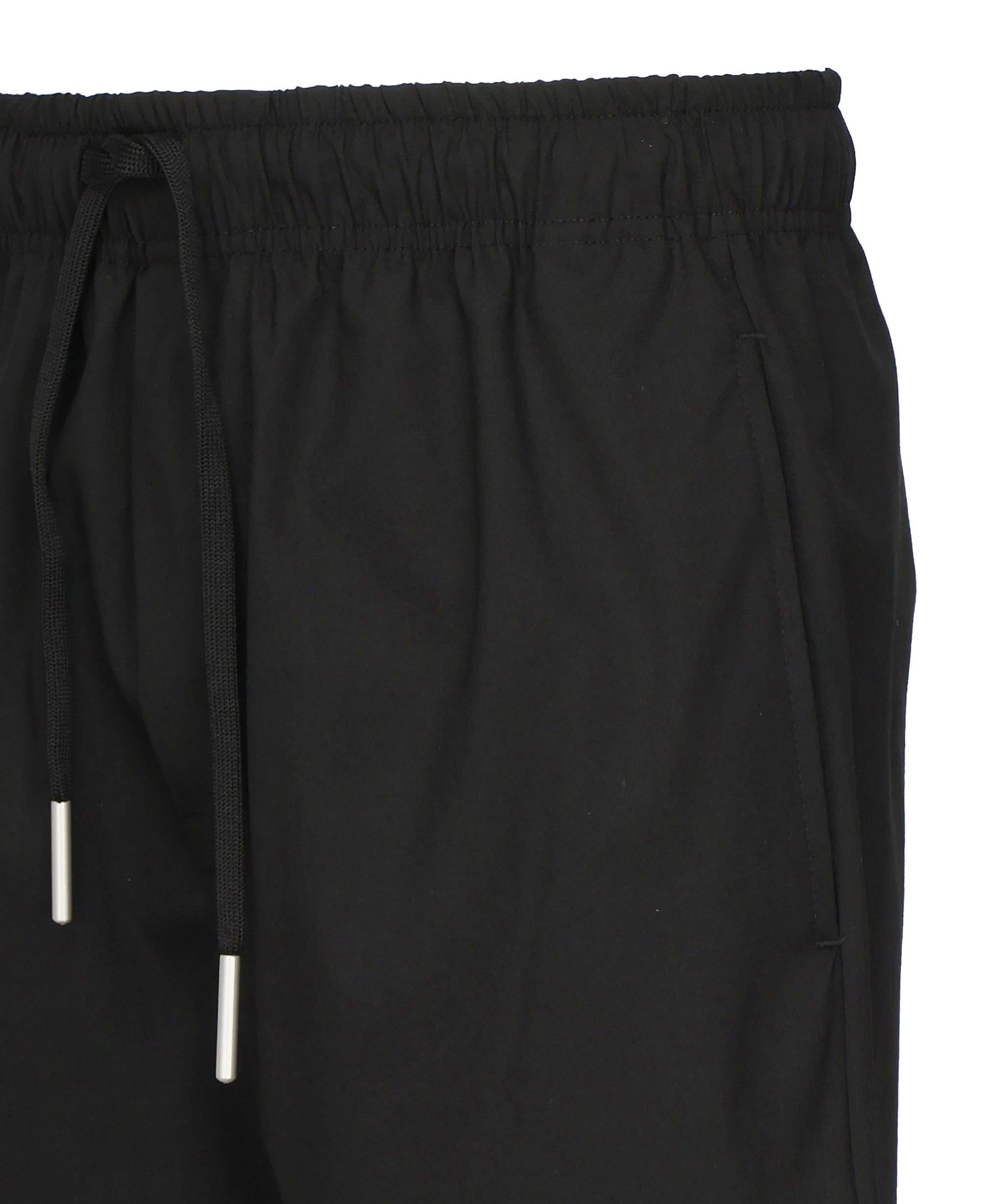 Shorts in misto lino e cotone BYRD -NERO GIULIANO GALIANO 