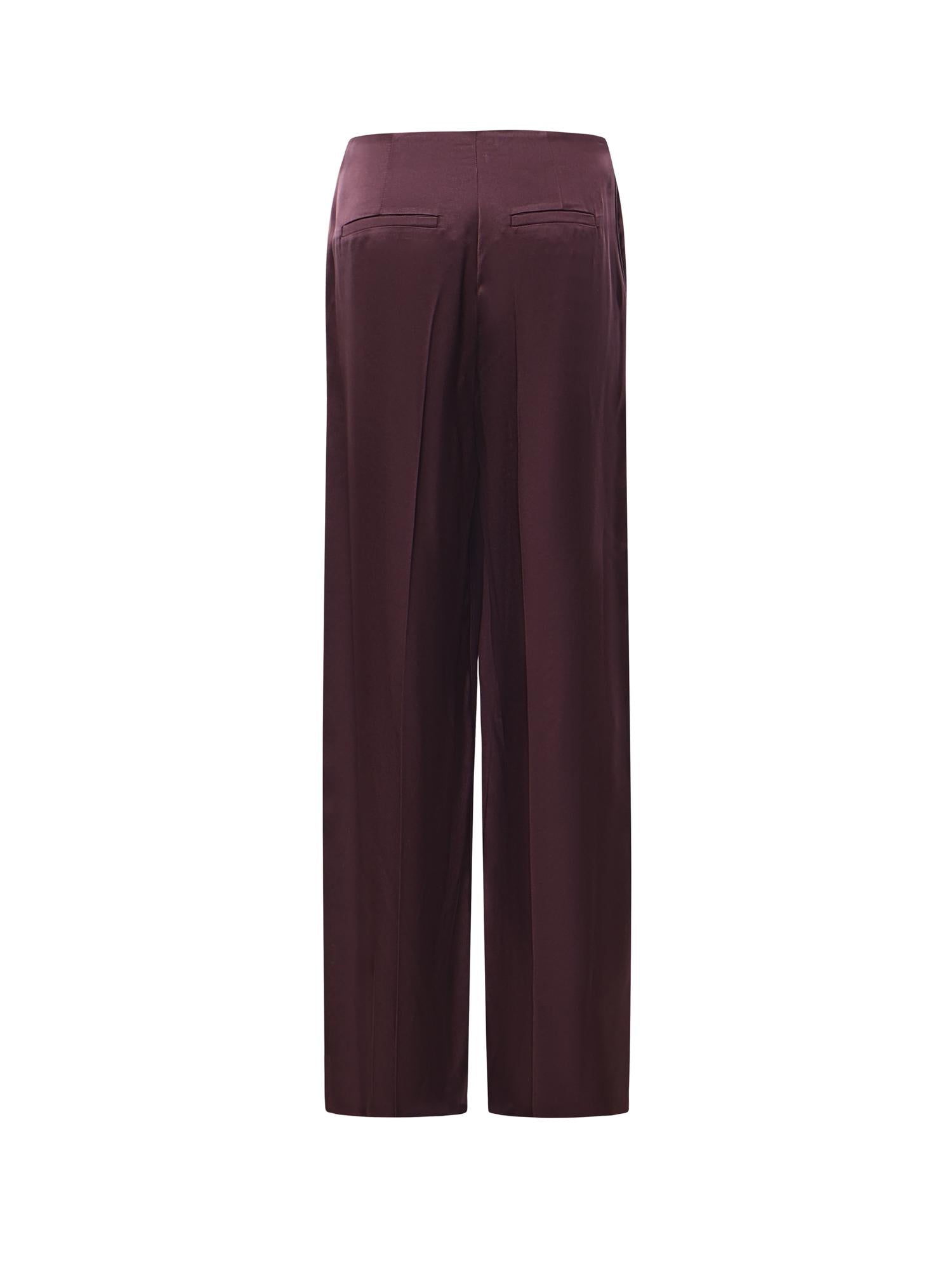 Pantaloni in satin 106601 A1Y5R57 PINKO 