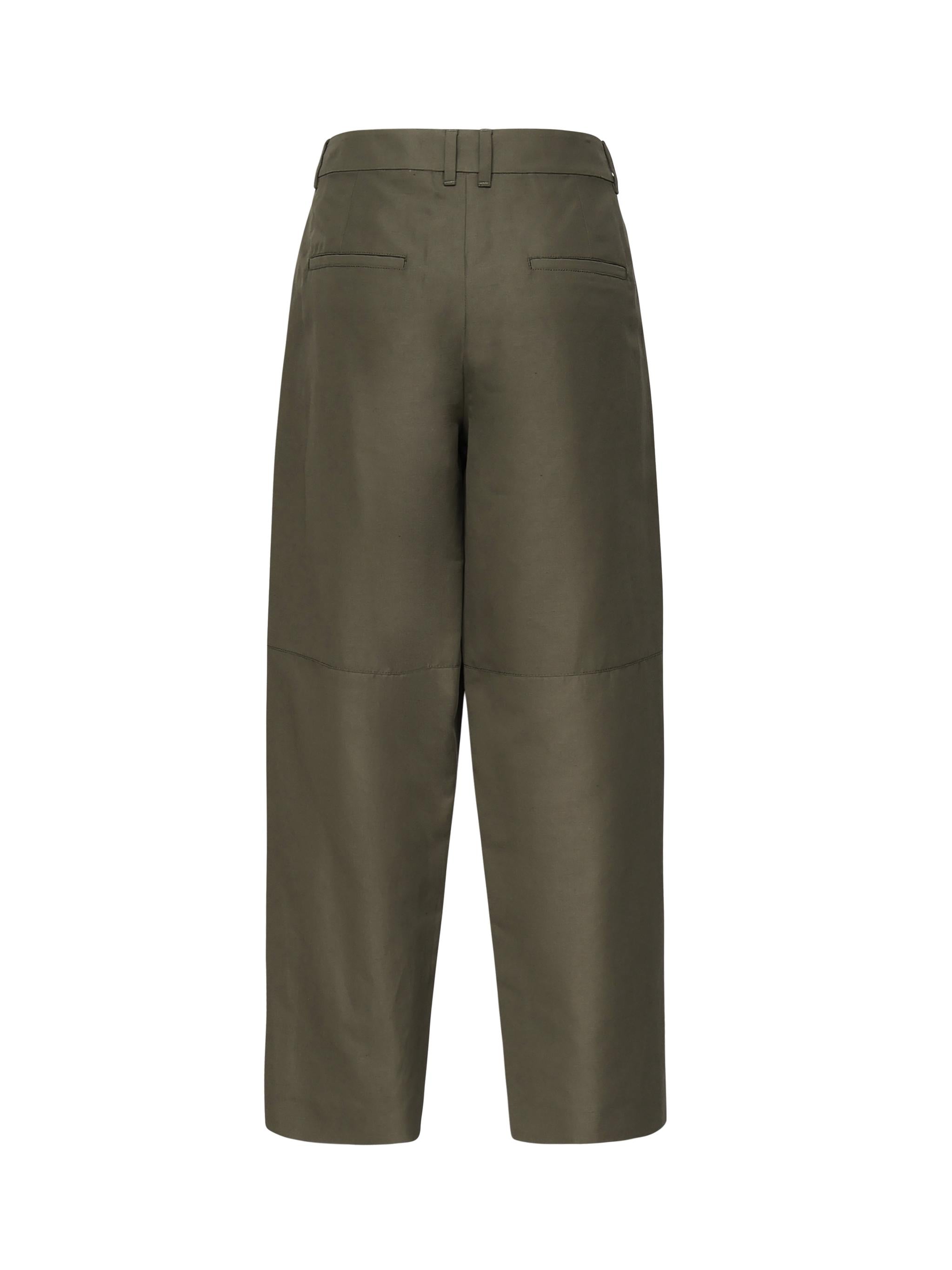 Pantalone baggy in canvas 2519131103600 003 'S MAX MARA 