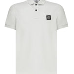 Polo in piqué stretch con patch logo K1S1522002SC S0017V0041 STONE ISLAND 