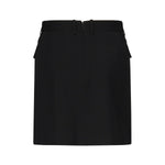 Minigonna in twill di viscosa e lana 838765 TRT011000 BALENCIAGA 