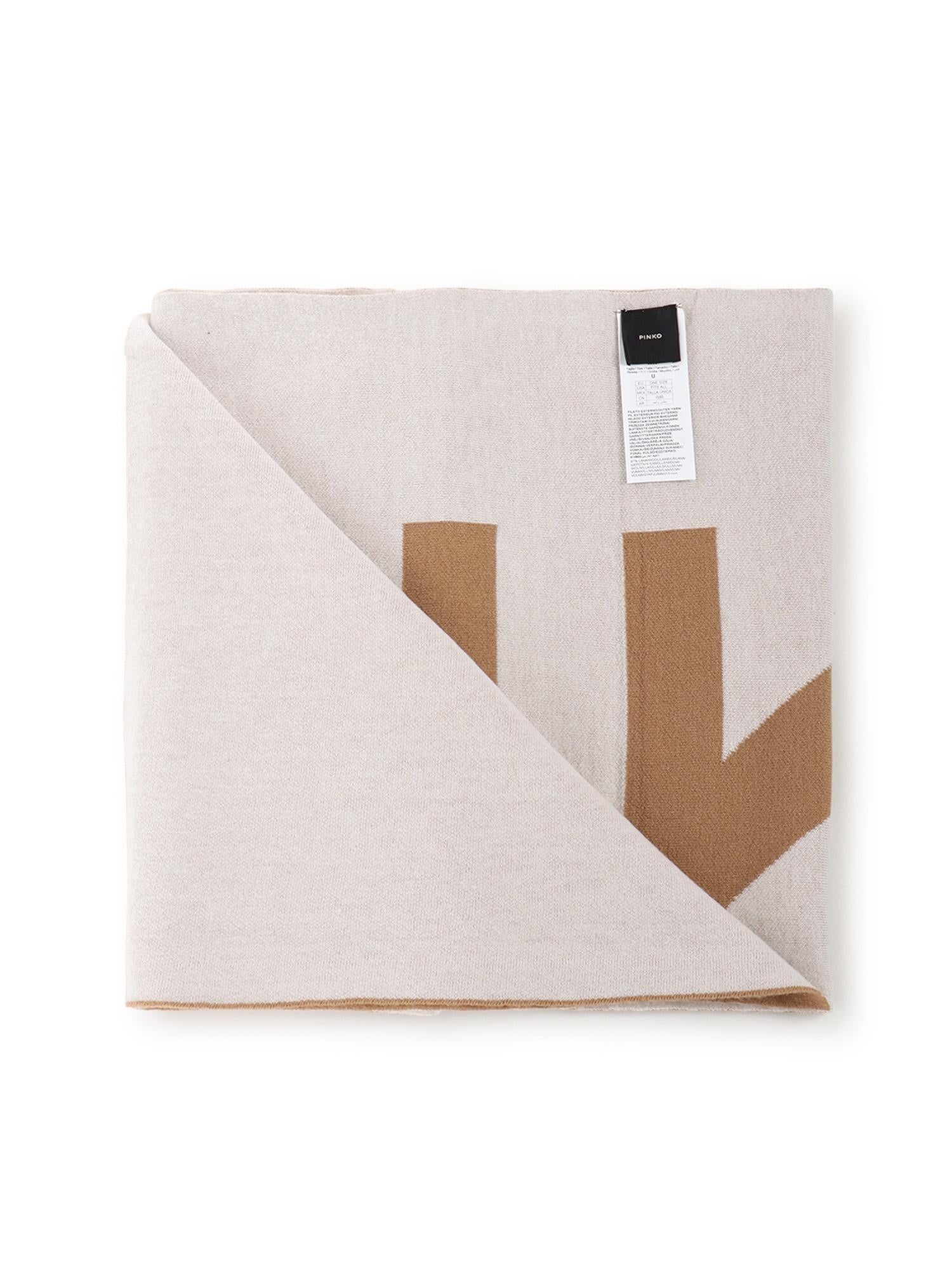 Sciarpa in lana con logo 105988 A2Z5MZ2 PINKO 