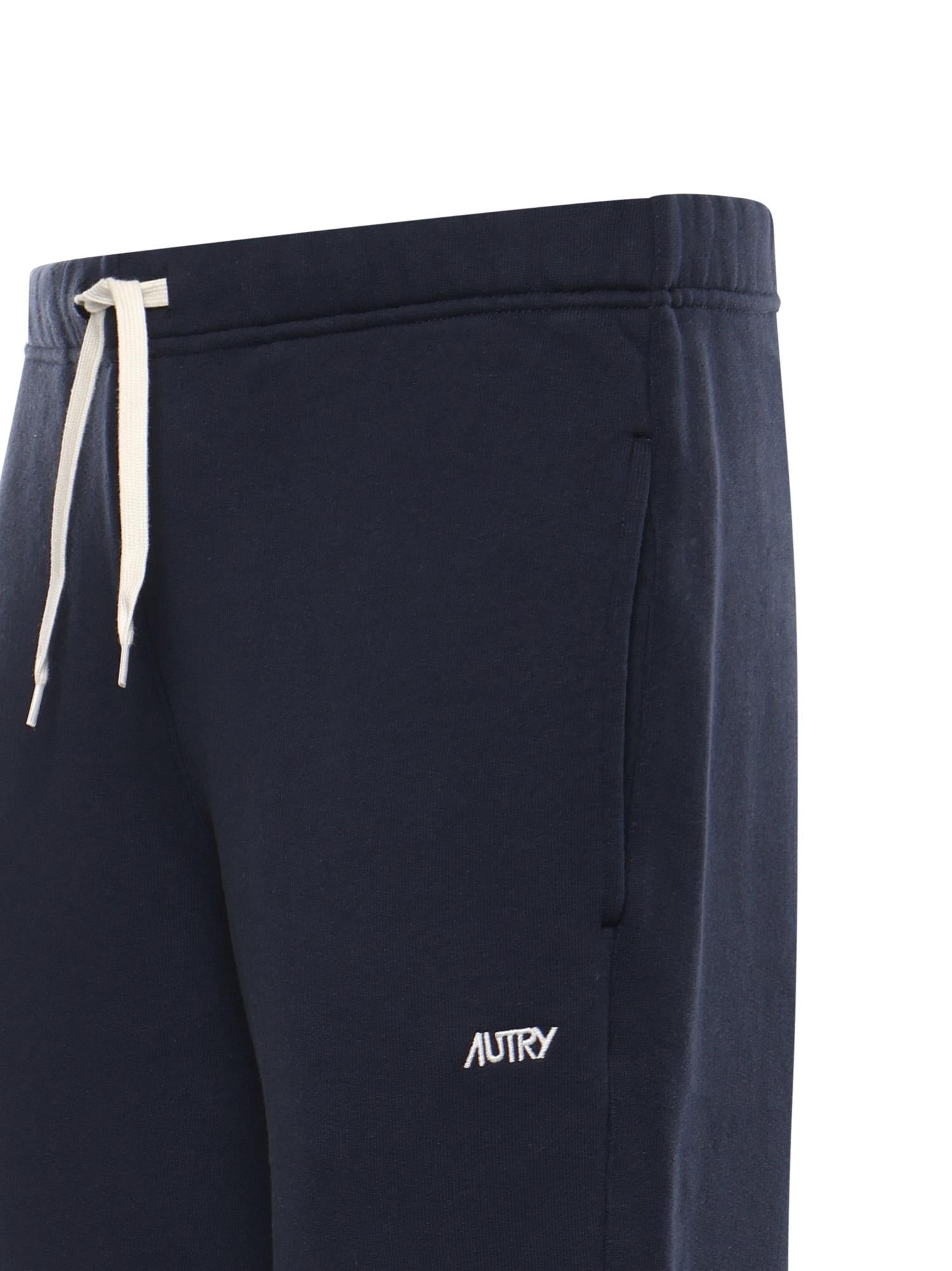 Pantalone jogger in cotone con logo SPPM 003B AUTRY 