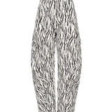 Pantaloini cargo in twill stampato 114339 858 ROTATE 