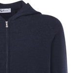 Felpa con zip in lana e cashmere 57180 19638589 GALIANO 