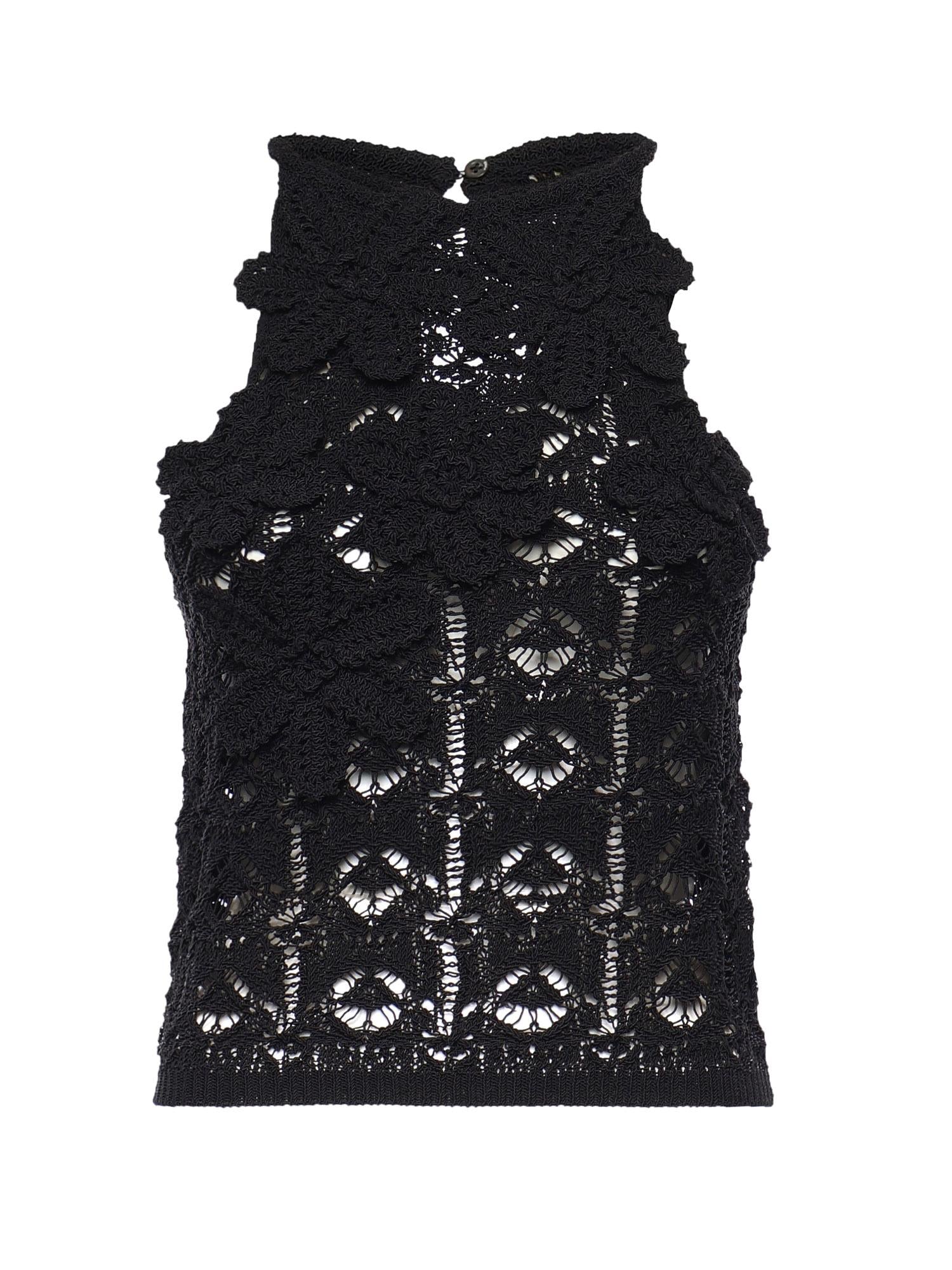 Top Nymphaea in crochet 106863 A3B8Z99 PINKO 