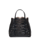 Borsa Mina 20 in pelle di vitello AA1S06720C0A44 999 ALAIA 