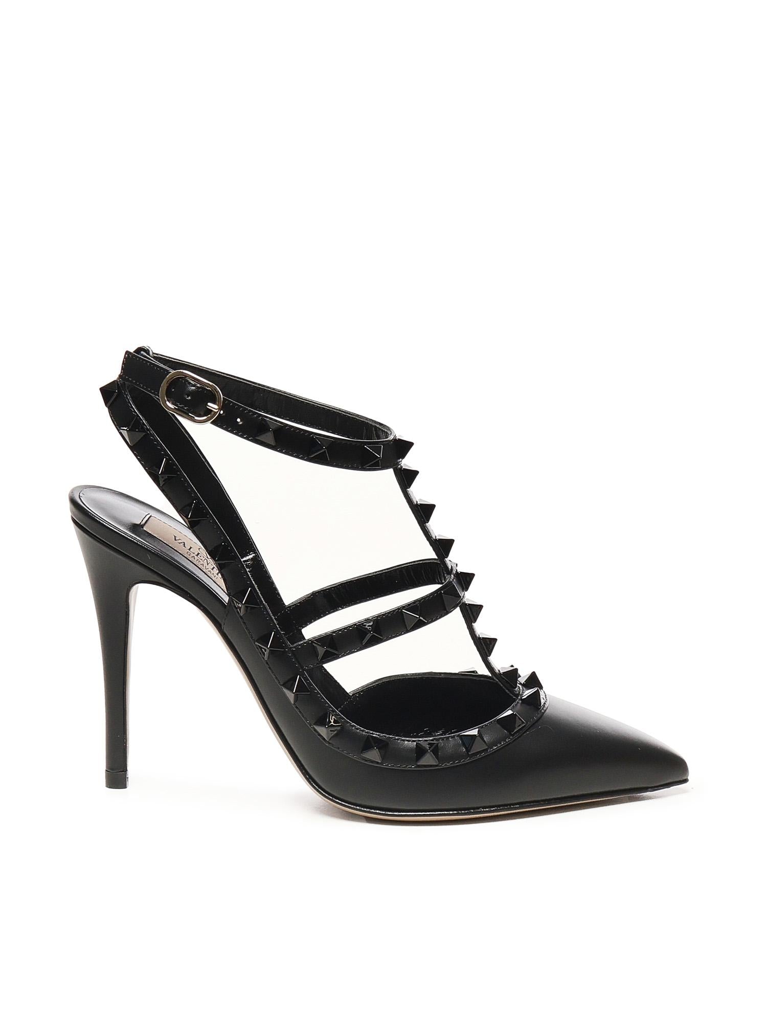 Pumps Rockstud con cinturini 6W2S0393 VB80NO VALENTINO GARAVANI 