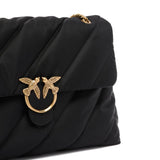 Borsa a tracolla maxi Extra Love Bag Puff in nylon 103347 A358Z99Q PINKO 