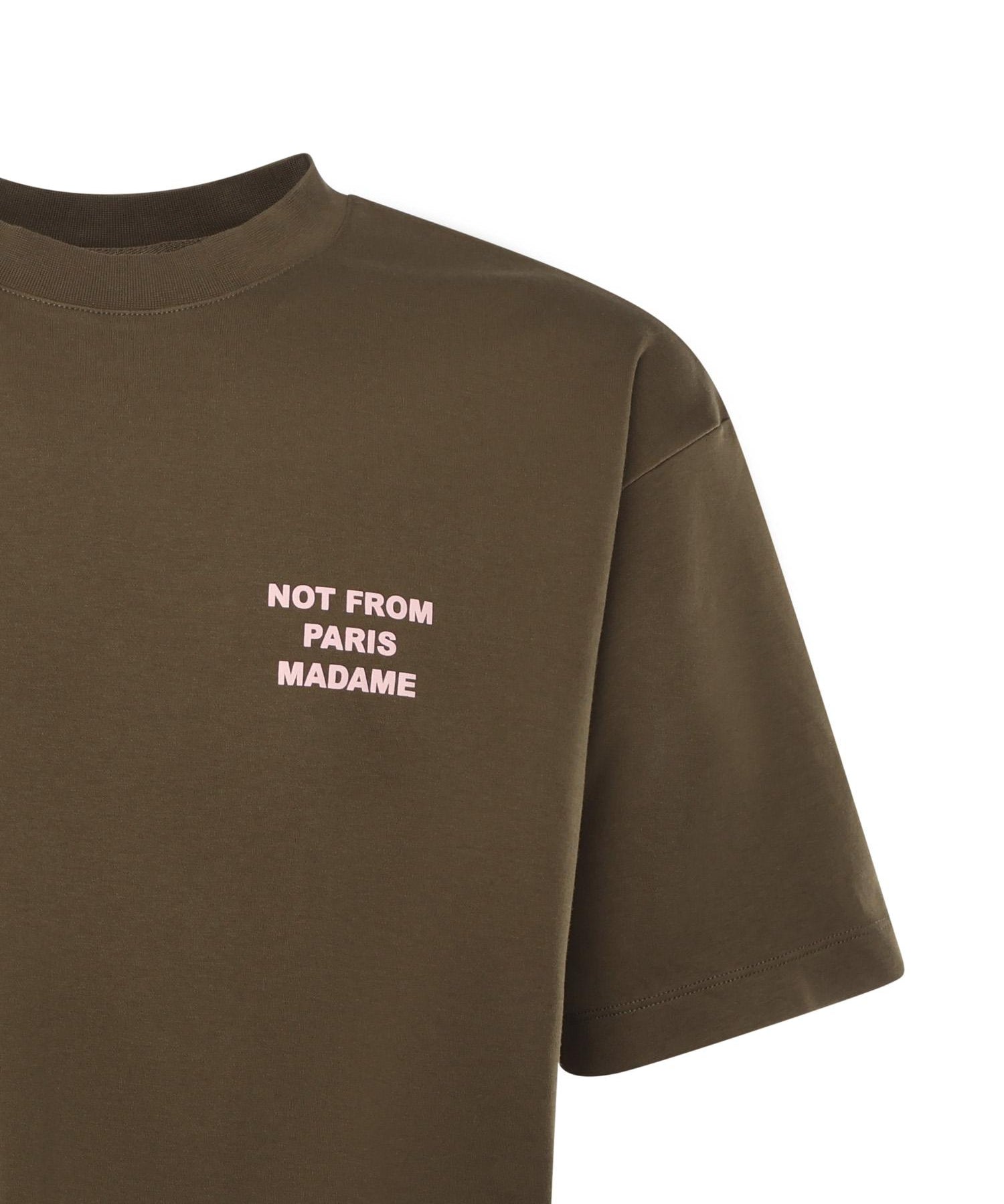 T-shirt "Le T-shirt Slogan" in cotone<BR/> ITS203CO002 KK Drôle de Monsieur 