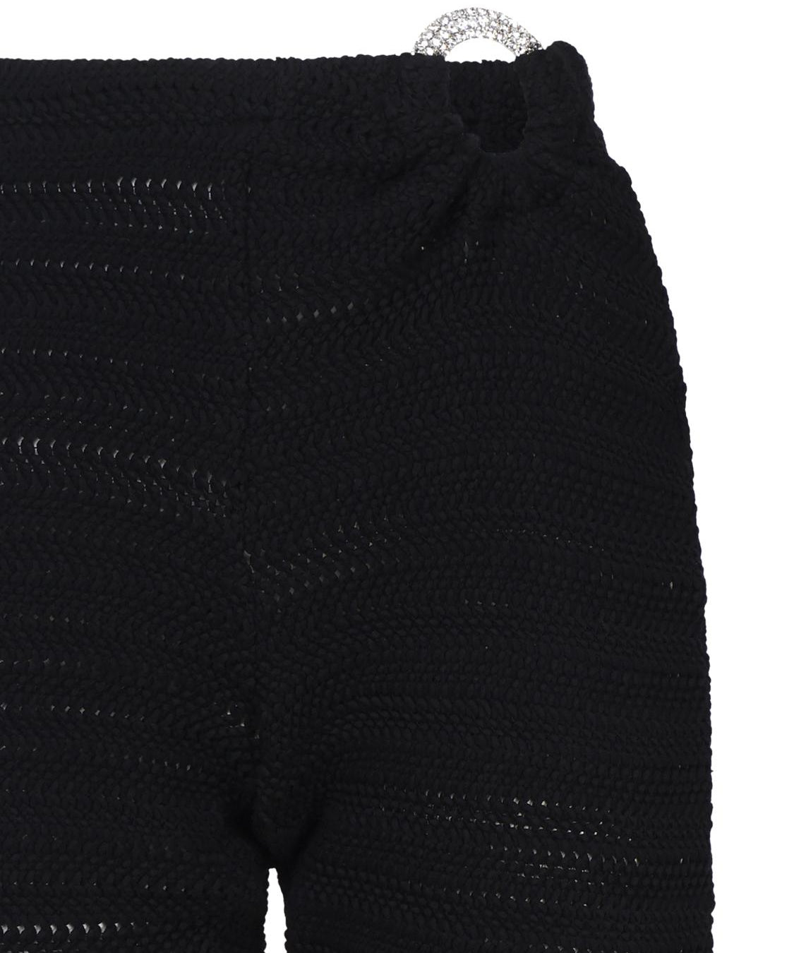 Pantalone svasato con anello AUS4PANTI -BLACK ALBERTO AUDENINO 