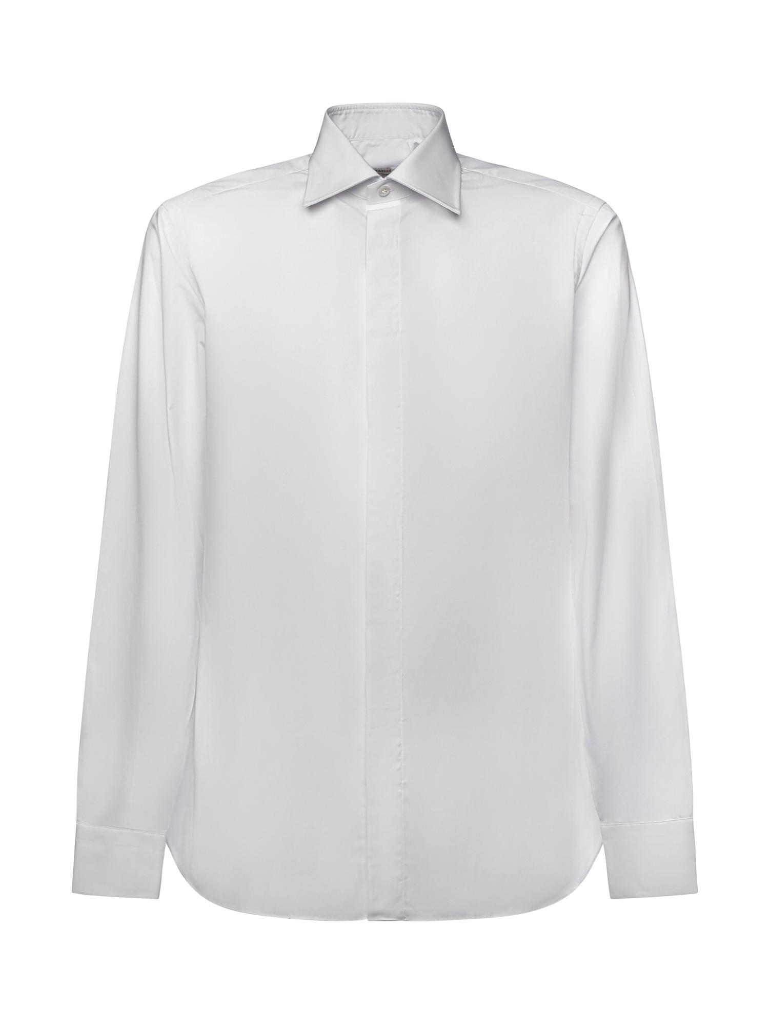 Camicia in cotone 1016 CAPODIMONTEBIANCO BORRIELLO NAPOLI 