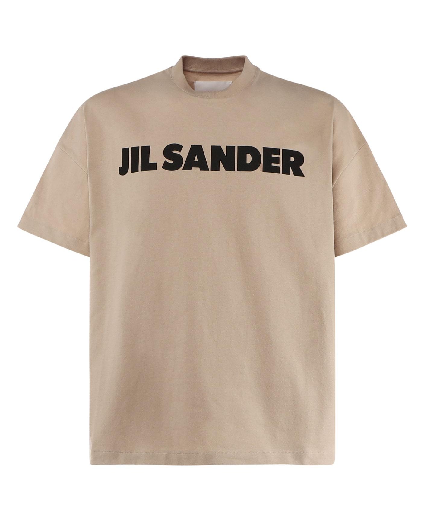 T-shirt in jersey di cotone con logo stampato J21GC0001 J20215236 JIL SANDER 