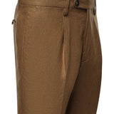 Pantalone Tk America in lino MCFRK3259S26 172 MICHAEL COAL 