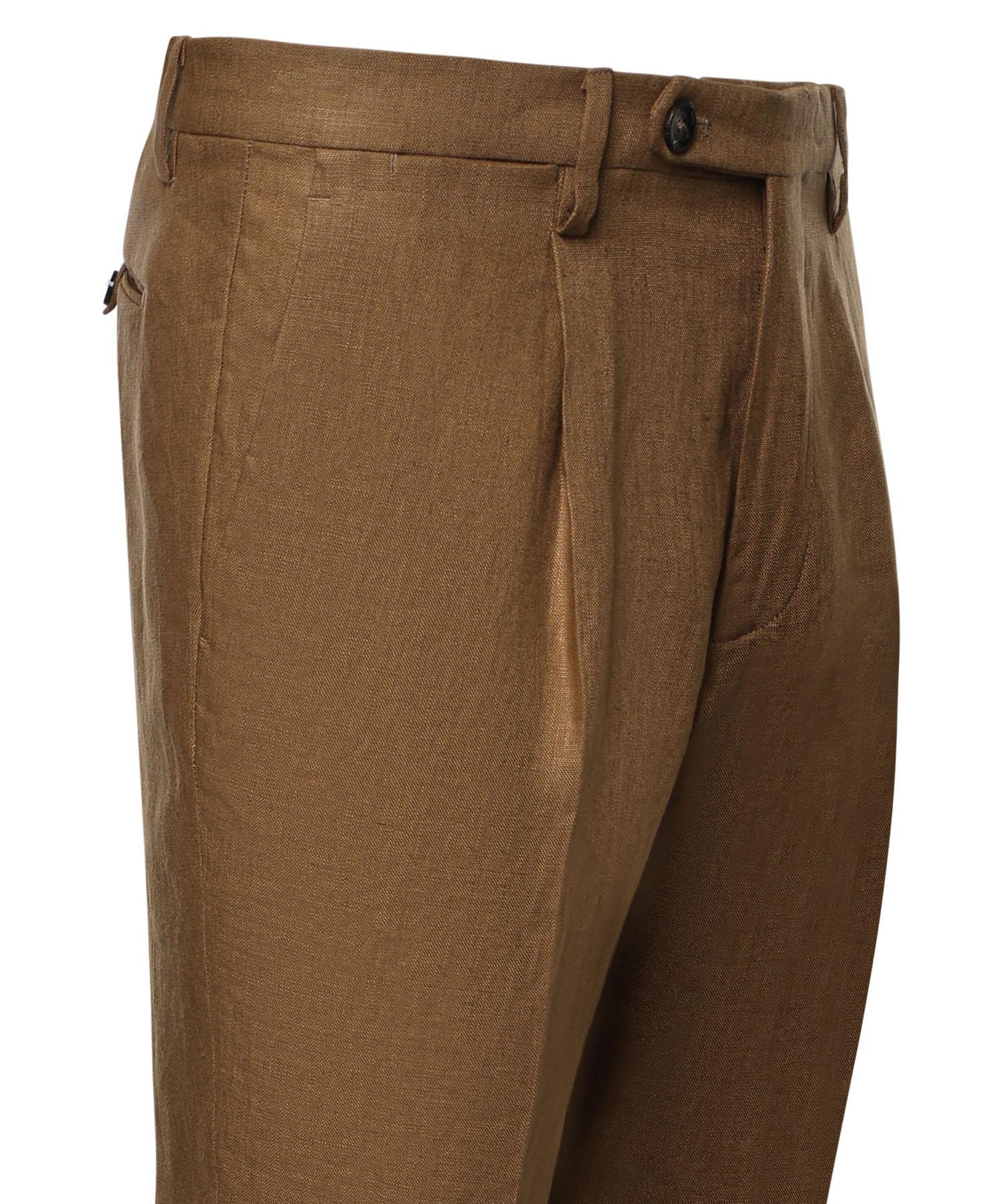 Pantalone Tk America in lino MCFRK3259S26 172 MICHAEL COAL 