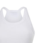 Canotta cropped con scollo asimmetrico 107304 A3IKZ14 PINKO 