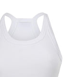 Canotta cropped con scollo asimmetrico 107304 A3IKZ14 PINKO 