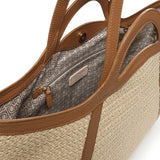 Tote bag Amalia in crochet e pelle E1S9S110101 552 COCCINELLE 