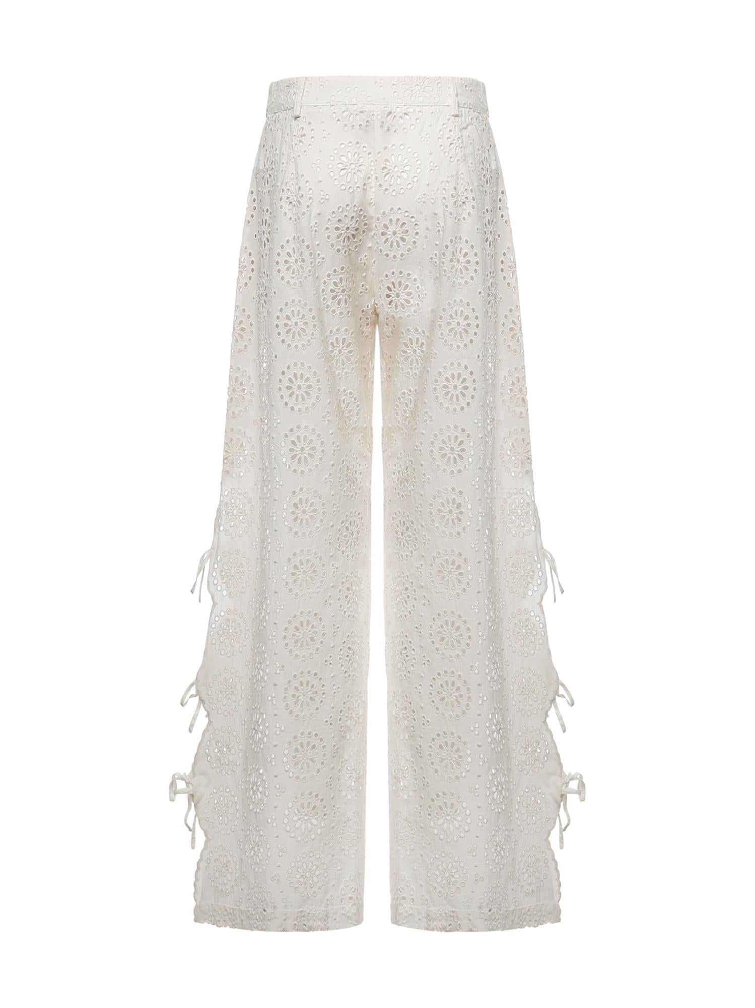 Pantaloni in pizzo KII0001 08938L MC2 SAINT BARTH 