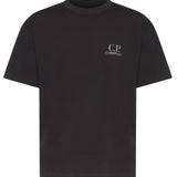 T-shirt in jersey di cotone con logo 20CMTS086A 005100W999 C.P. COMPANY 