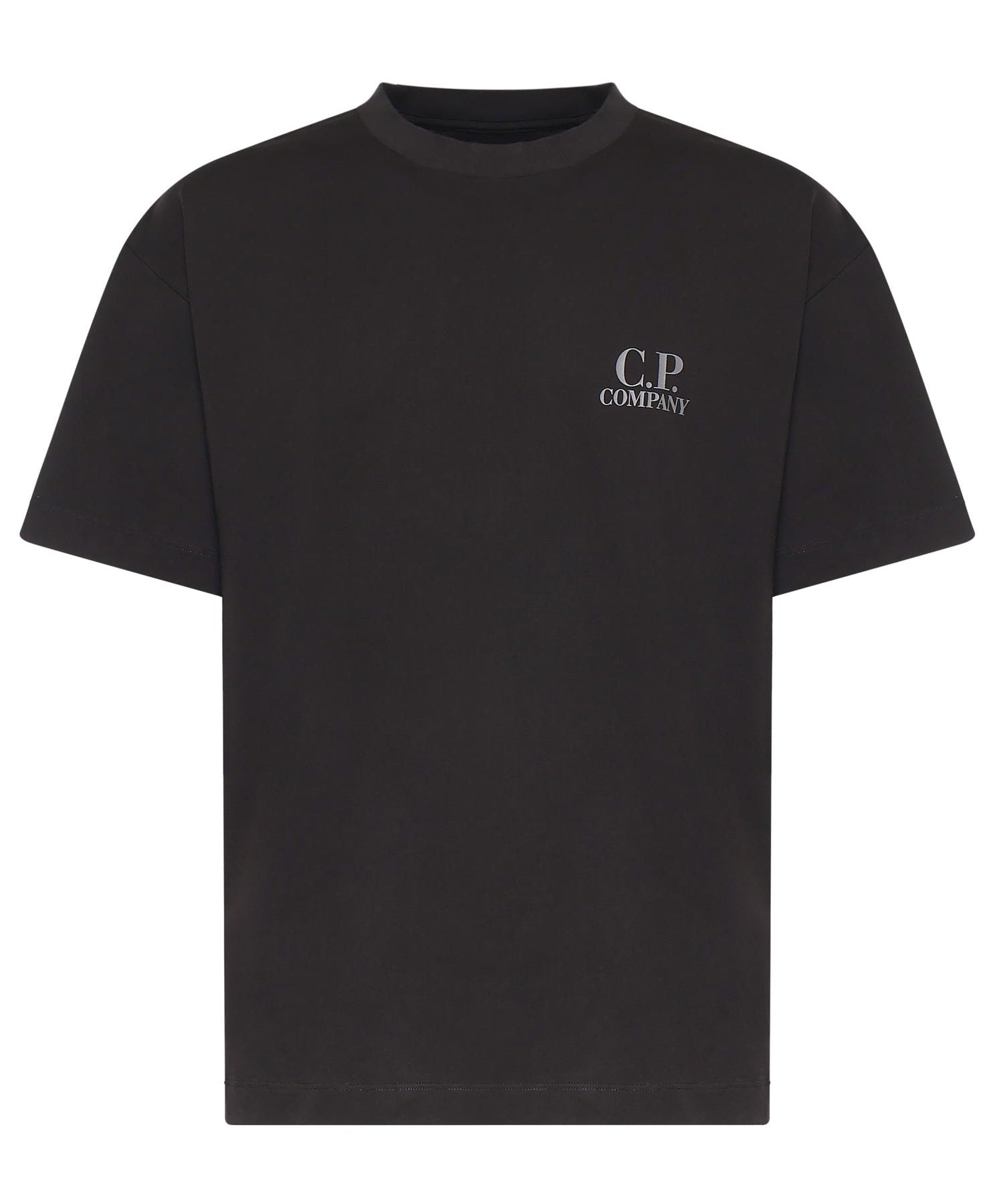 T-shirt in jersey di cotone con logo 20CMTS086A 005100W999 C.P. COMPANY 