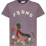T-shirt con ricamo in cotone FOSS26TT09012 6363 FOUND 
