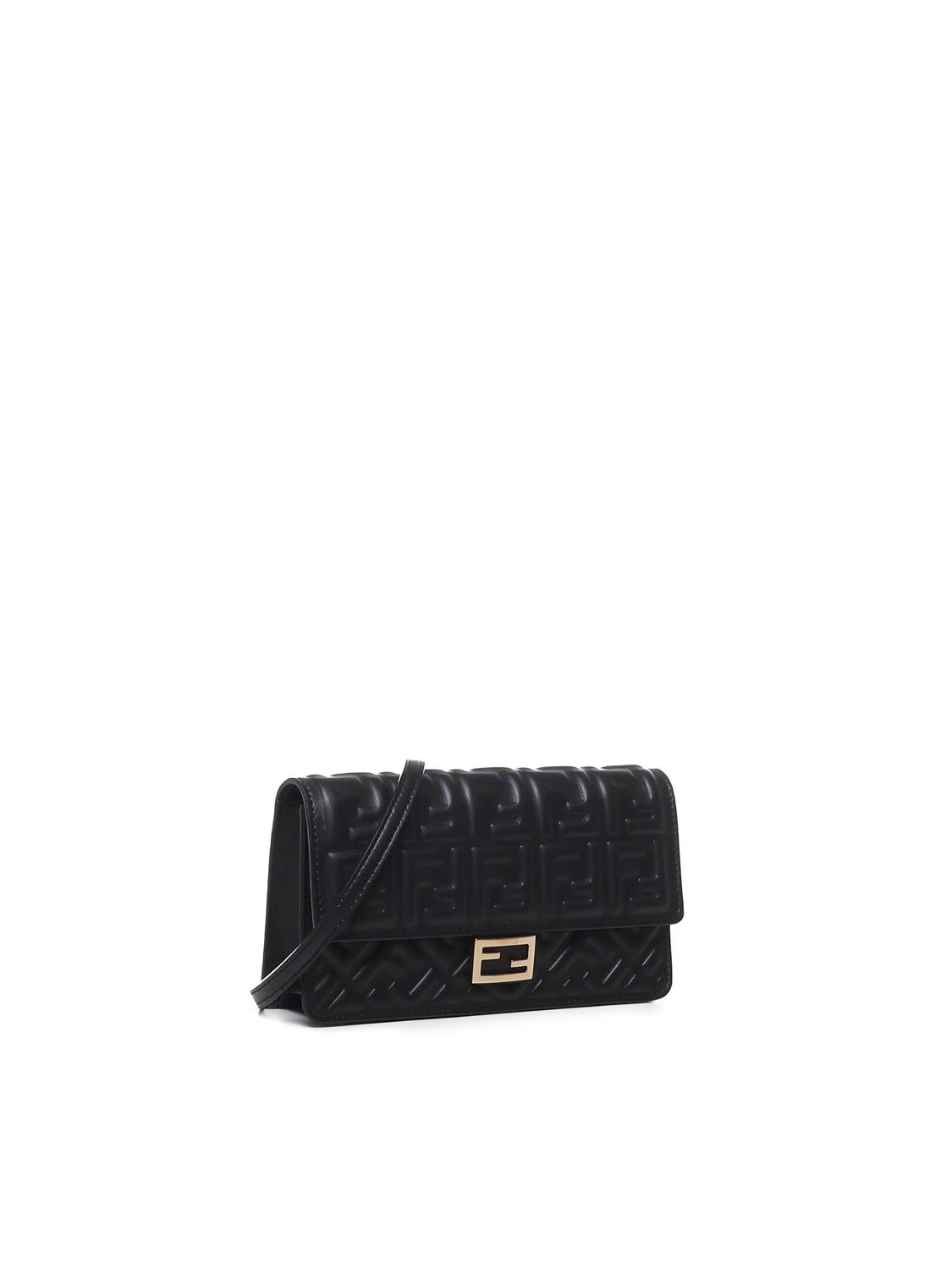Portafoglio Wallet On Chain Baguette 8M0498 AAJDF0KUR FENDI 